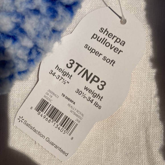 Wonder Nation Sherpa pullover little girl 3 - Picture 5 of 15